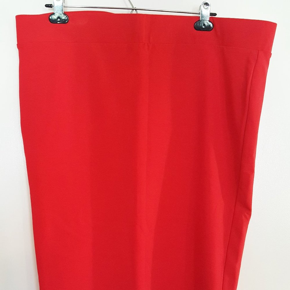 TORRID Wiggle Pencil Skirt Sz 2 18/20 2X RED